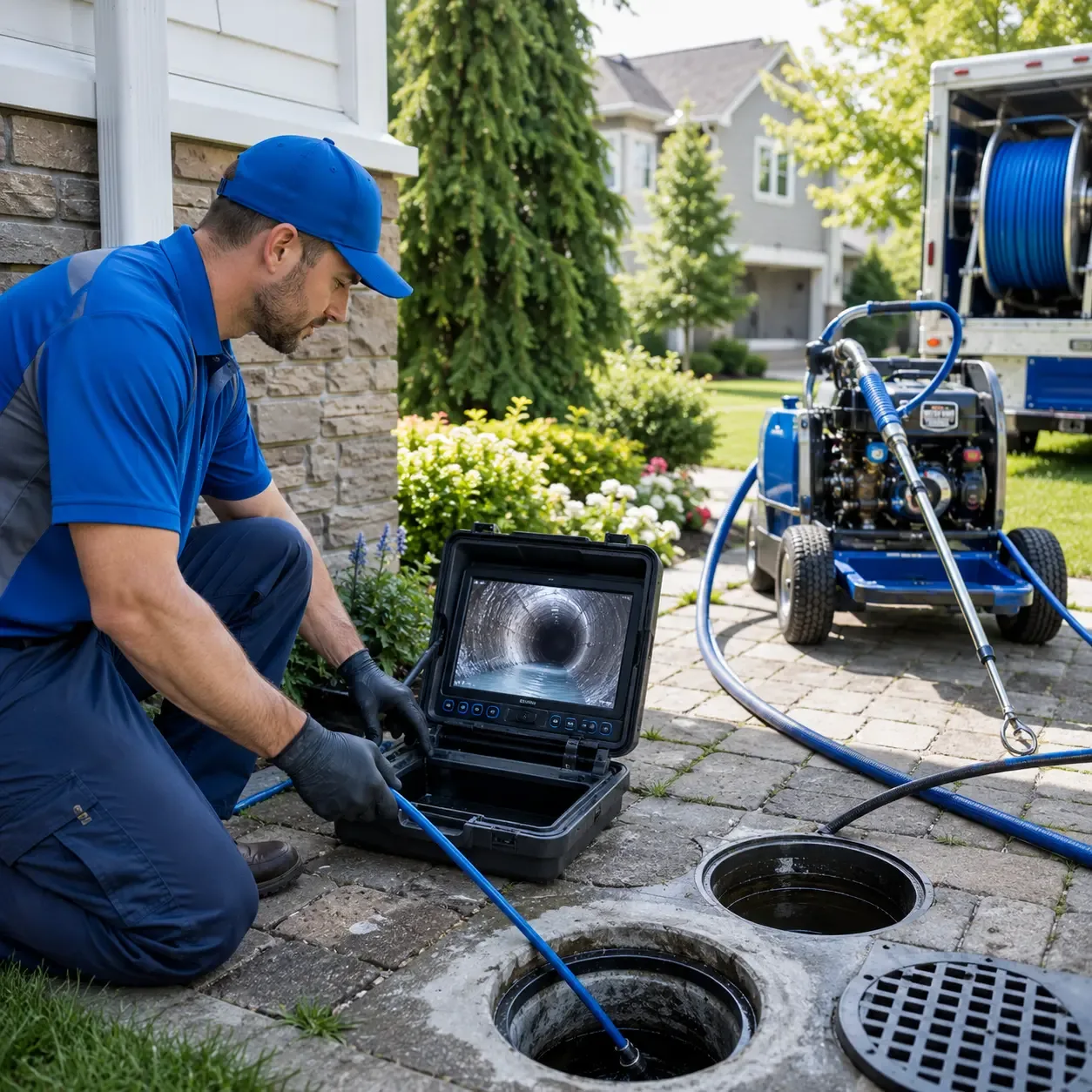 Outdoor drain cleaning professionals serving Grasston, MN